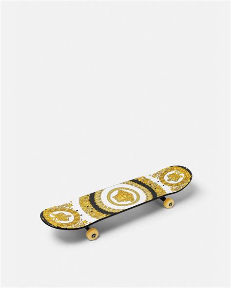 Barocco Skateboard Black,Print 